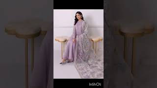Partywear Chiffon Flairy Frock Buttons Gala Emb Net Dupta Amazing Combination Rs9850 S,M,L,XL,XXL