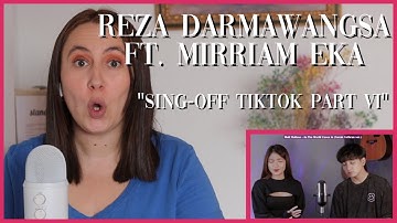 Reza Darmawangsa ft. Mirriam Eka "Sing-Off TikTok Part VI" | Reaction Video