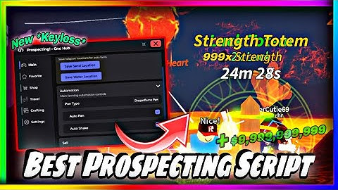 Prospecting Script Pastebin. No Key Auto Farm, Auto Sell, Auto Favorite & MORE |