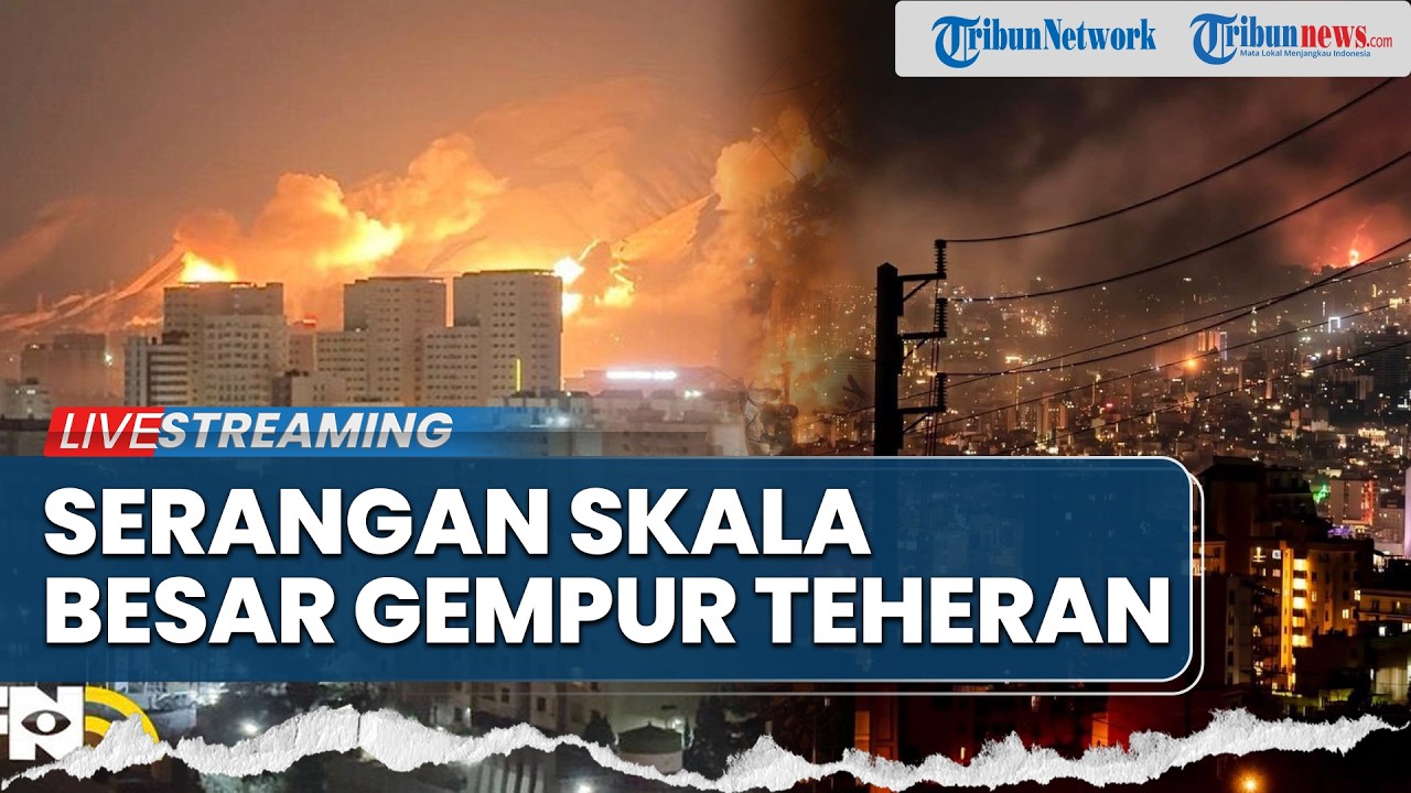 🔴Serangan Skala Besar AS & Israel buat Langit Ibu Kota Iran Memerah, Perang Memasuki Hari ke 7