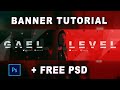 How to Make a DOPE BANNER in Photoshop (+ Free PSD Template)