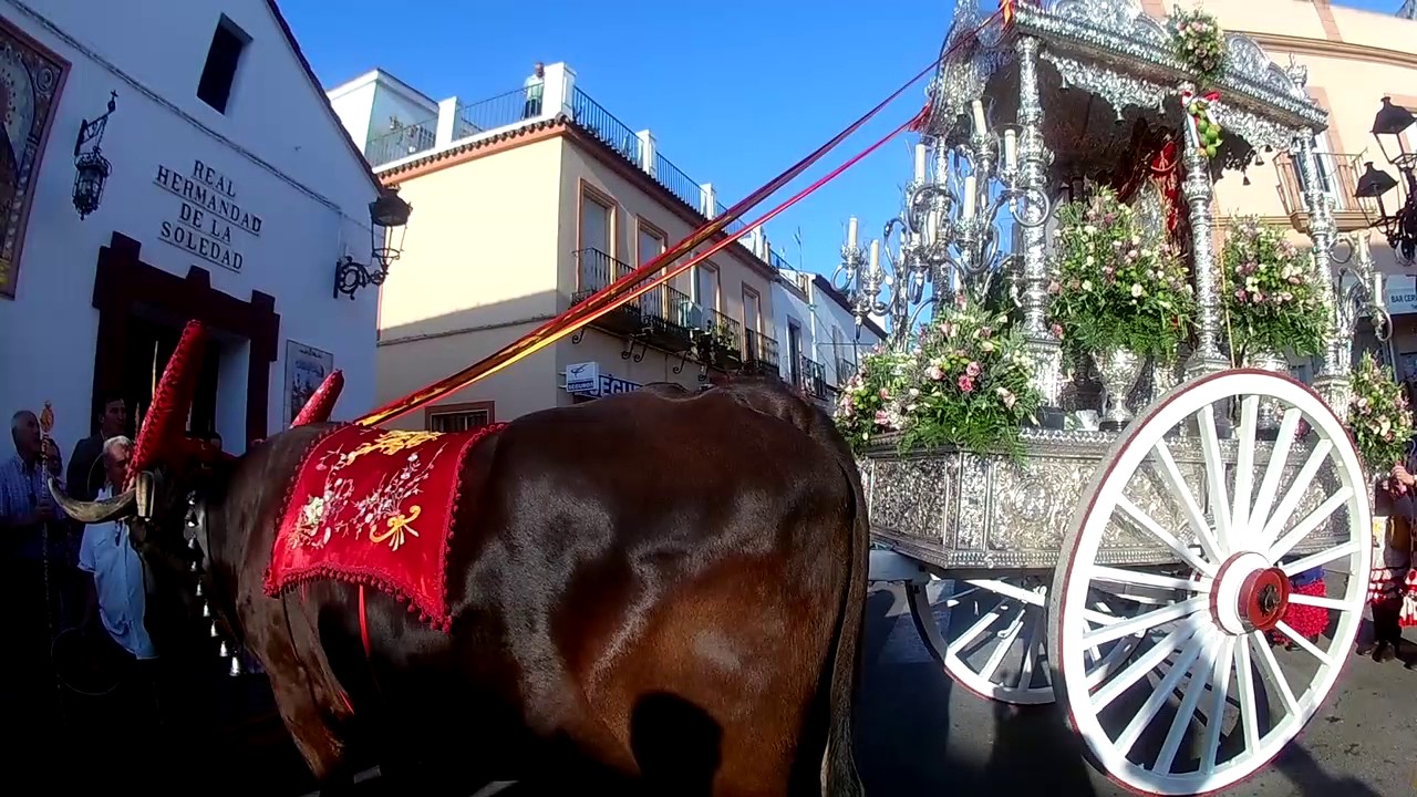 SALIDA DE HUEVAR,HDAD ROCIÓ HUEVAR,ROMERÍA 2017