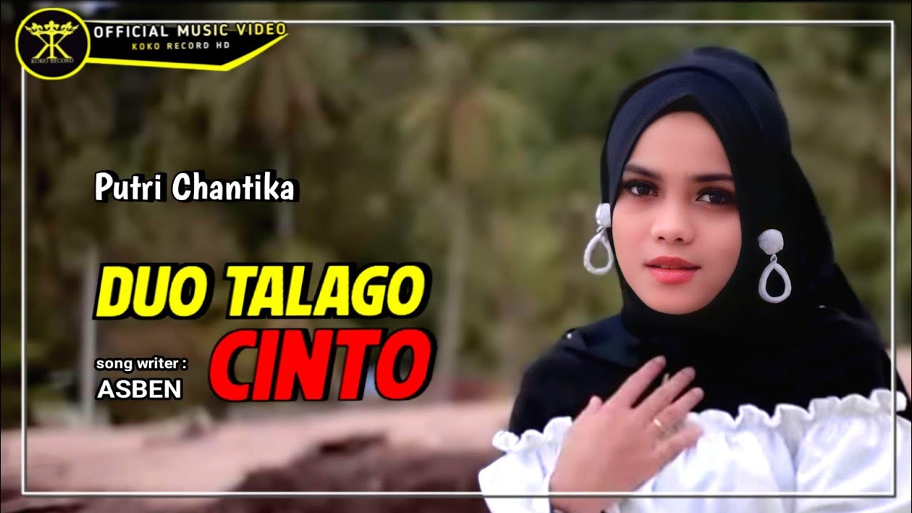 Dendang Minang - DUO TALAGO CINTO - Putri Chantika (Official Music Video )