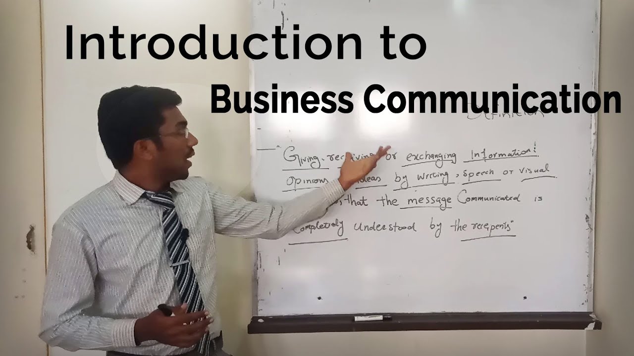 introduction to business communication assignment