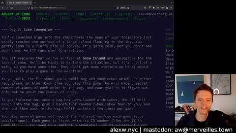 Advent of Code 2023 Day 2 in Forth (Dusk OS) Cube Conundrum