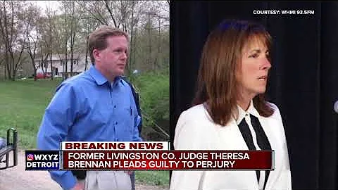 Fmr. Livingston County Judge Theresa Brennan plead...