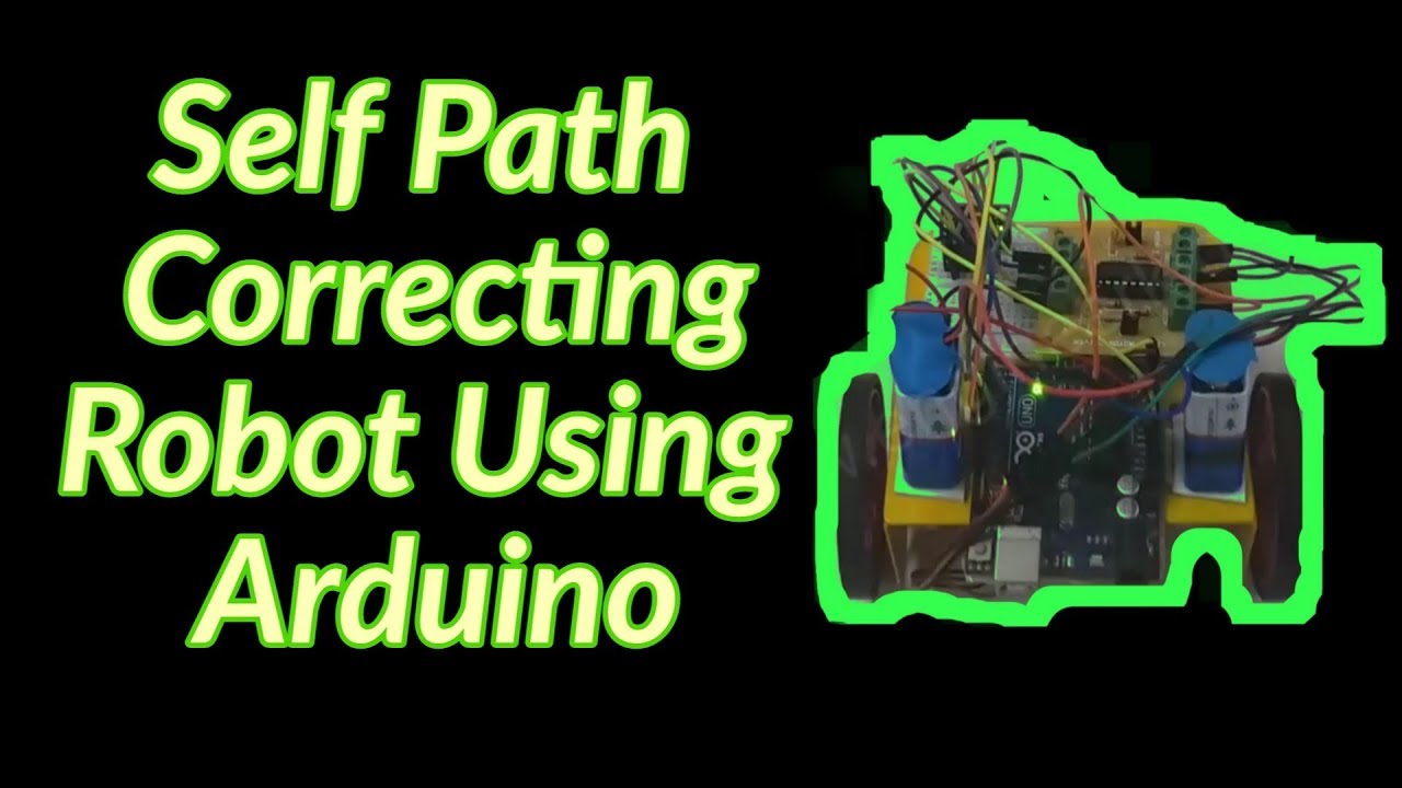 Self Path Correcting Robot Using Arduino Uno - YouTube