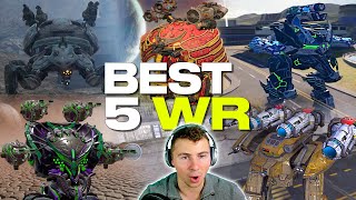 My Top 5 MUST HAVE War Robots of 2022 - EPIC Builds & War Robots Gameplay