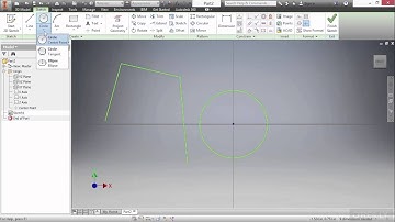 Autodesk Inventor 2016 Tutorial | Creating Circles And Arcs