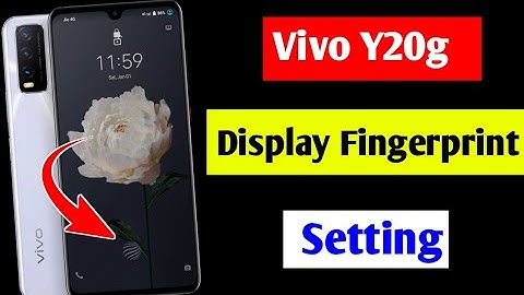 vivo y20g in display fingerprint setting/vivo y20g me screen me fingerprint lock kaise lagaen/2022