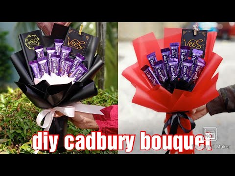 How to wrap Cadbury chocolate bouquet very easy & simple 