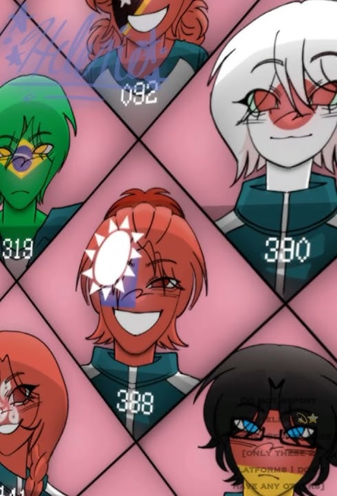 ramalama bang bang (squid game)#countryhumans#squidgame