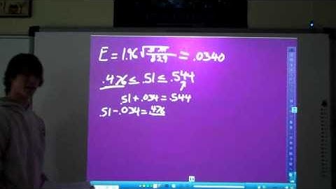 Confidence Interval for Proportions with the TI 84