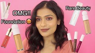 Rare Beauty Foundation, Concealer &amp; More.. Review/Demo/Wear Test On Tan/Medium/Brown/Warm Skin