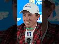 Matt Fitzpatrick responds to "U-S-A!" chants at RBC Heritage #shorts #golf #pgatour