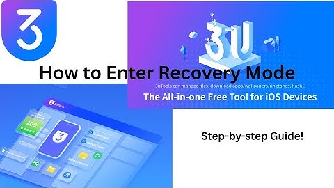 How to Enter DFU Mode & Recovery Mode on iPhone | 3uTools Tutorialrecovery mode final version