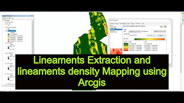 Lineaments Extraction and  density Mapping using ArcGIS