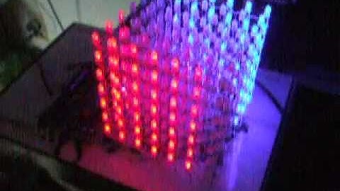 7x7x7 LED Cube with Dual Colors