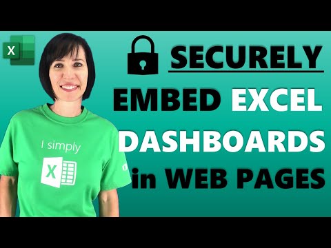 STOP Emailing Excel Files - Securely Embed them in Web Pages Instead!