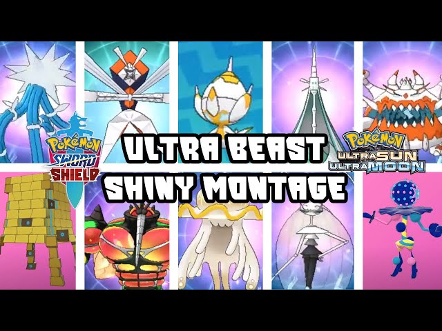 SHINY ULTRA BEASTS MONTAGE IN POKEMON SWORD/SHIELD AND USUM! 