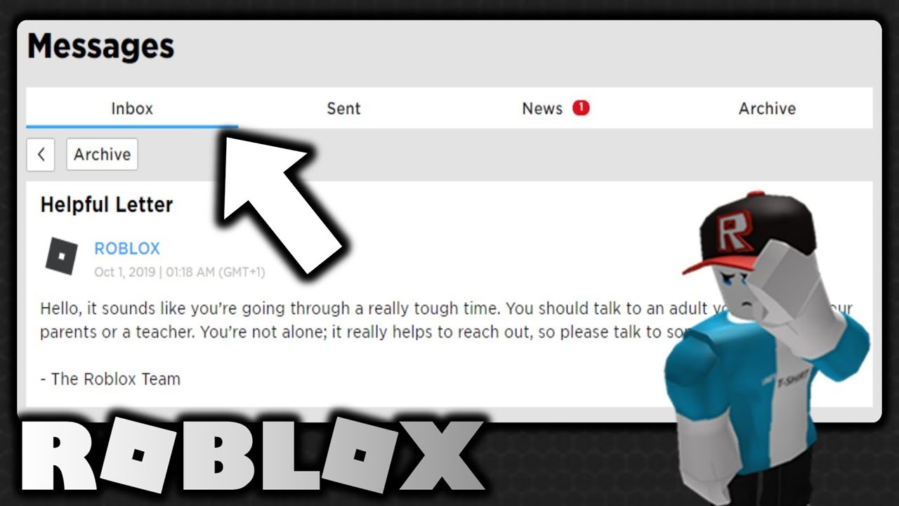 Roblox Only Send You This Message If You Are Sad Youtube - depressing roblox usernames