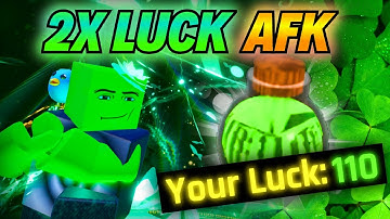 AFKing with 2X LUCK in Sol