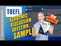 TOEFL sample task 2 &amp; answer (topic: education)