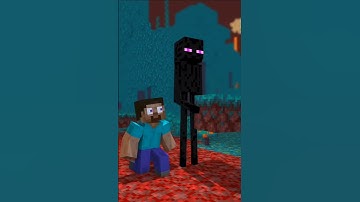 Enderman Encounter UNO Reverse by Steve #shorts #minecraft #herobrine @ChinosAnimated