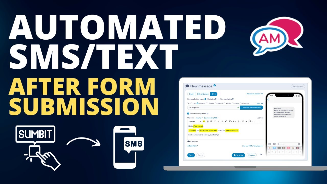 How to send Automated SMS Text Notifications After Form Submission ...