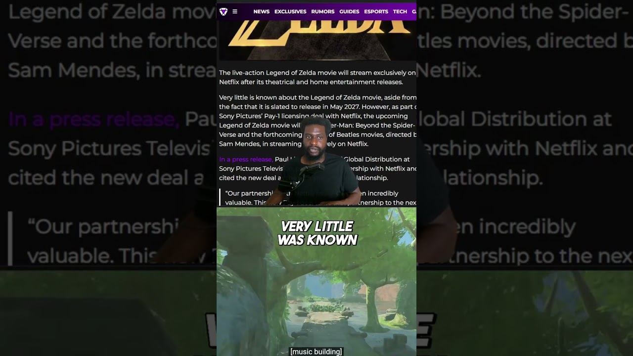 Netflix Is TAKING OVER THE LEGEND OF ZELDA! 