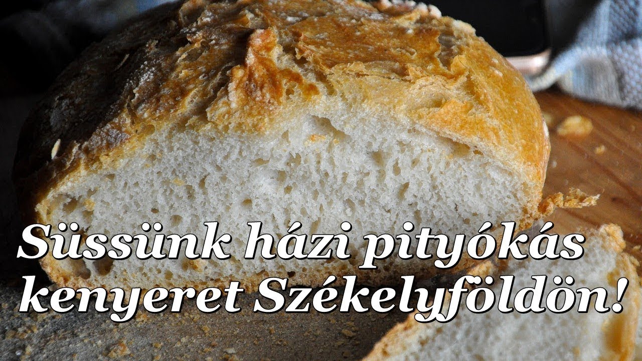 Így sütik a hagyományosan a kovászos pityókás vert kenyeret Székelyföldön, a Muzsikás vendégházban.