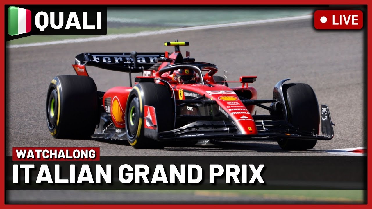 F1 Live - Italian GP Qualifying Watchalong Live timings + Commentary