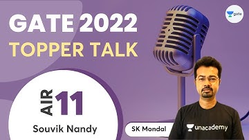 How I scored AIR 11 in GATE 2022?? | Topper Talk- Souvik Nandy | Interview with SK Mondal Sir