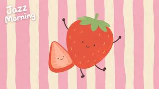Morning Strawberry Vibes | Playful Cartoon Characters for a Cheerful Start Morning Strawberry Vibes | Playful Cartoon Characters for a Cheerful Start