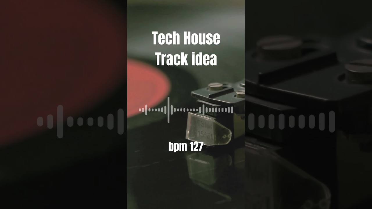 Groovy tech house drop — 127 BPM 🥁   