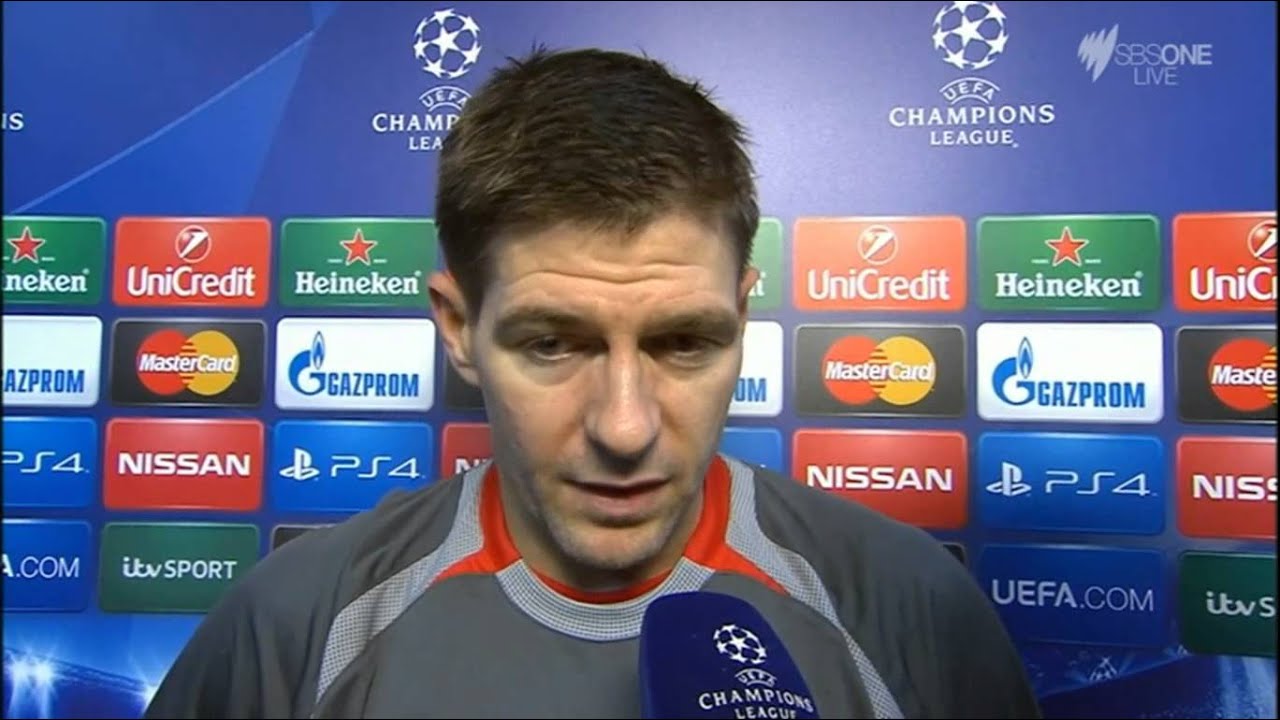 Liverpool vs FC Basel (UEFA Champions league matchday 6) Steven Gerrard post match interview