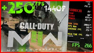 MWII 250+FPS 1440p Settings | RTX 3080 - R7 5800X3D