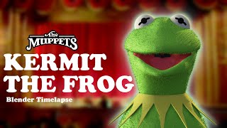 Kermit The Frog  - The Muppets | Blender Timelapse