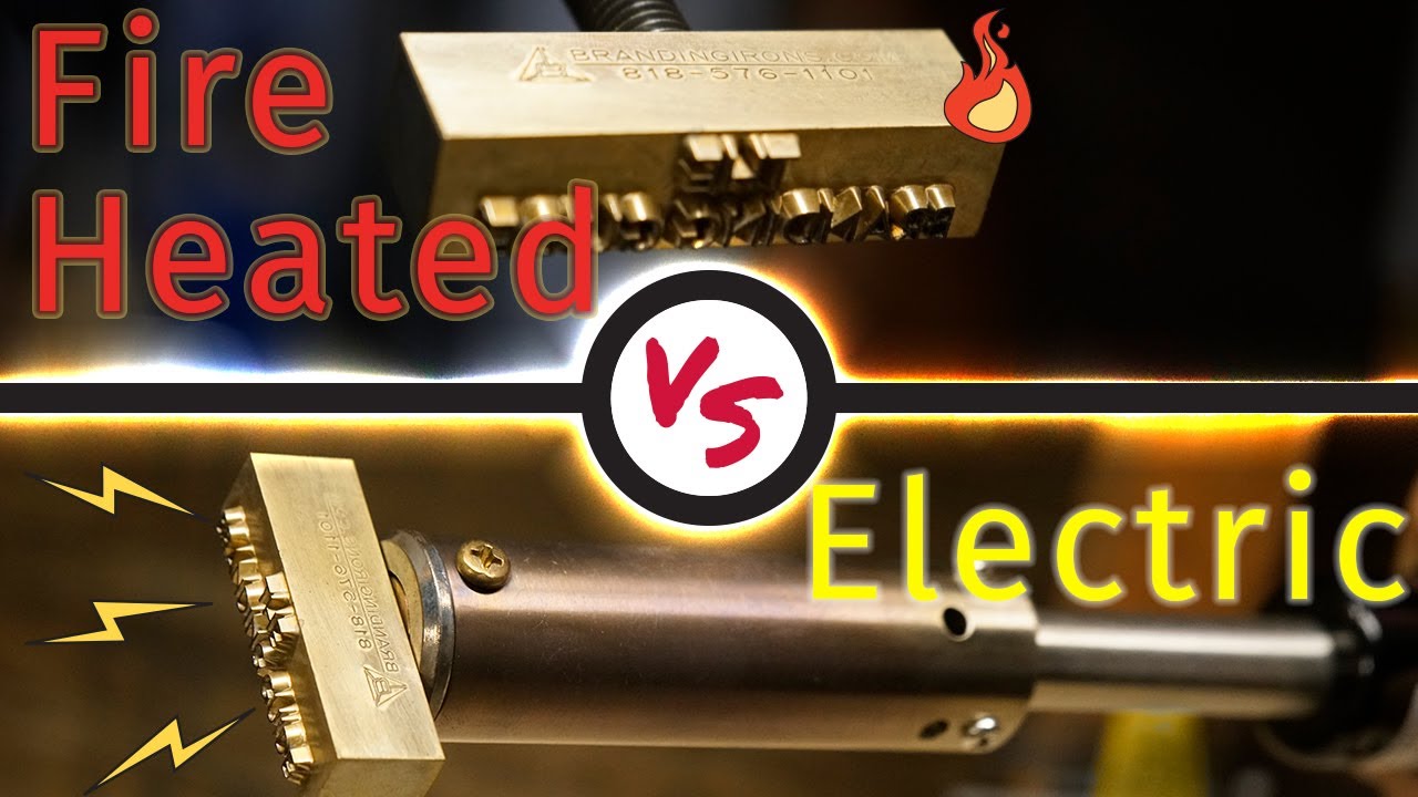 Which Branding Iron is Better? 🔥Fire-heated🔥 vs ⚡Electric Branding Irons⚡