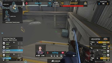 Gla1ve with perfect bug smoke on A heaven Nuke