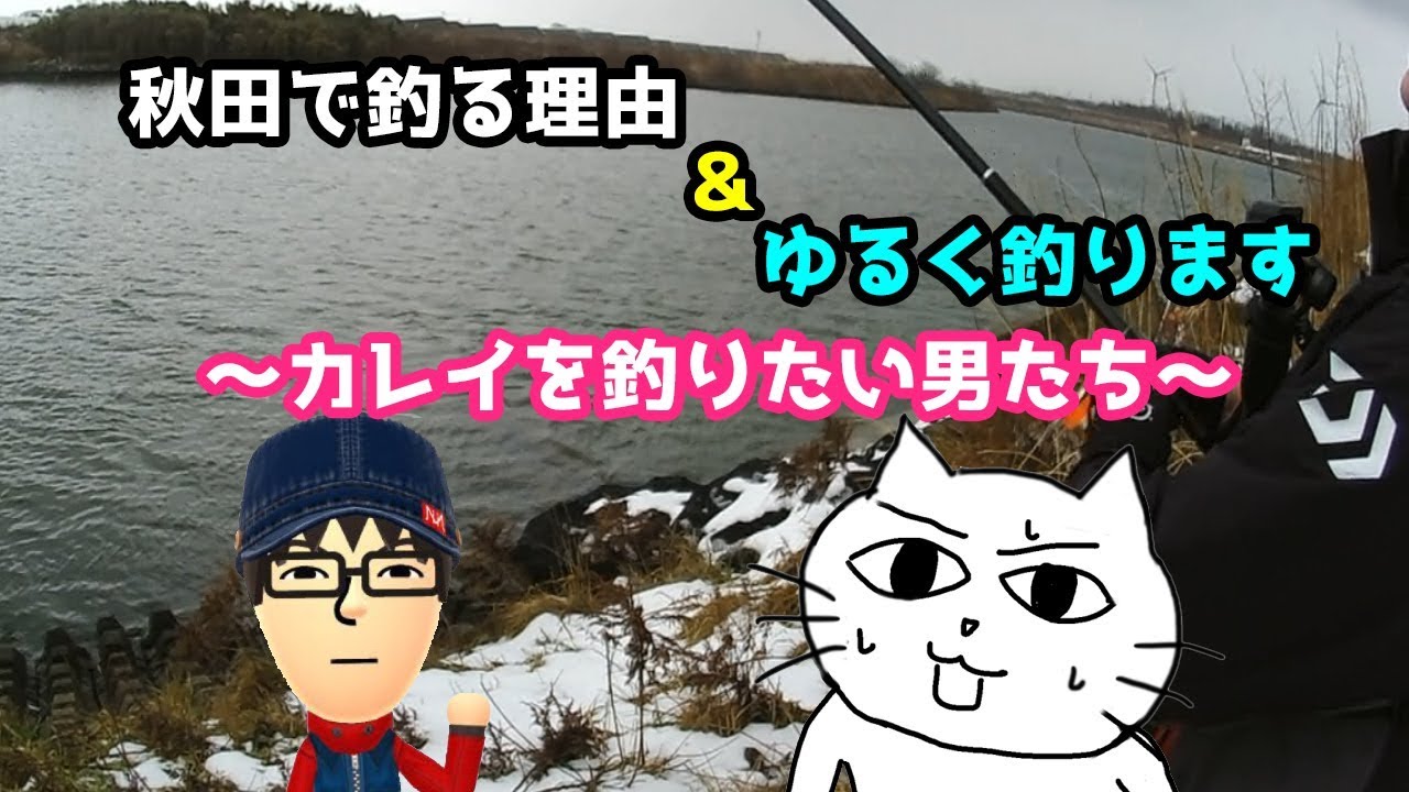 ゆるく釣ります その66 秋田で釣る理由 ゆるく釣ります カレイを釣りたい男たち Youtube