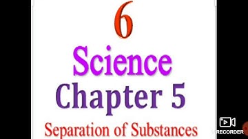 CBSE AND HBSE CLASS 6TH SCIENCE CHAPTER - SEPARATION OF SUBSTANCES (PART 2)