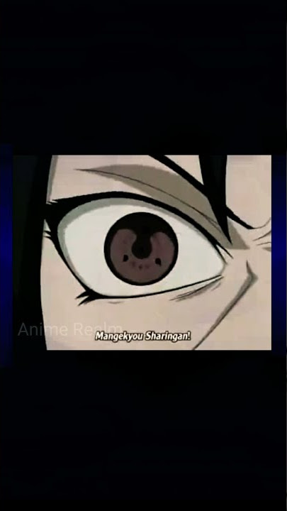 Itachi's saying Mangekyou Sharingan || Anime Realm