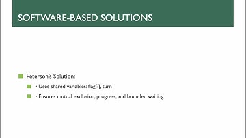 Operating Systems - Lecture 5 - Process Synchronization