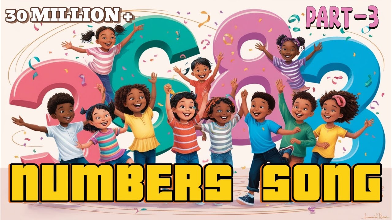 Numbers Song - Number Rhymes For Children #numbers #numbersong # ...