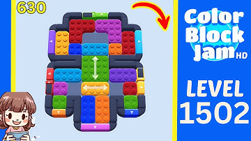 Color Block Jam Level 630 (1502) Solution Walkthrough