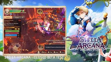 Stella Arcana English Gameplay Close Beta MMORPG Android