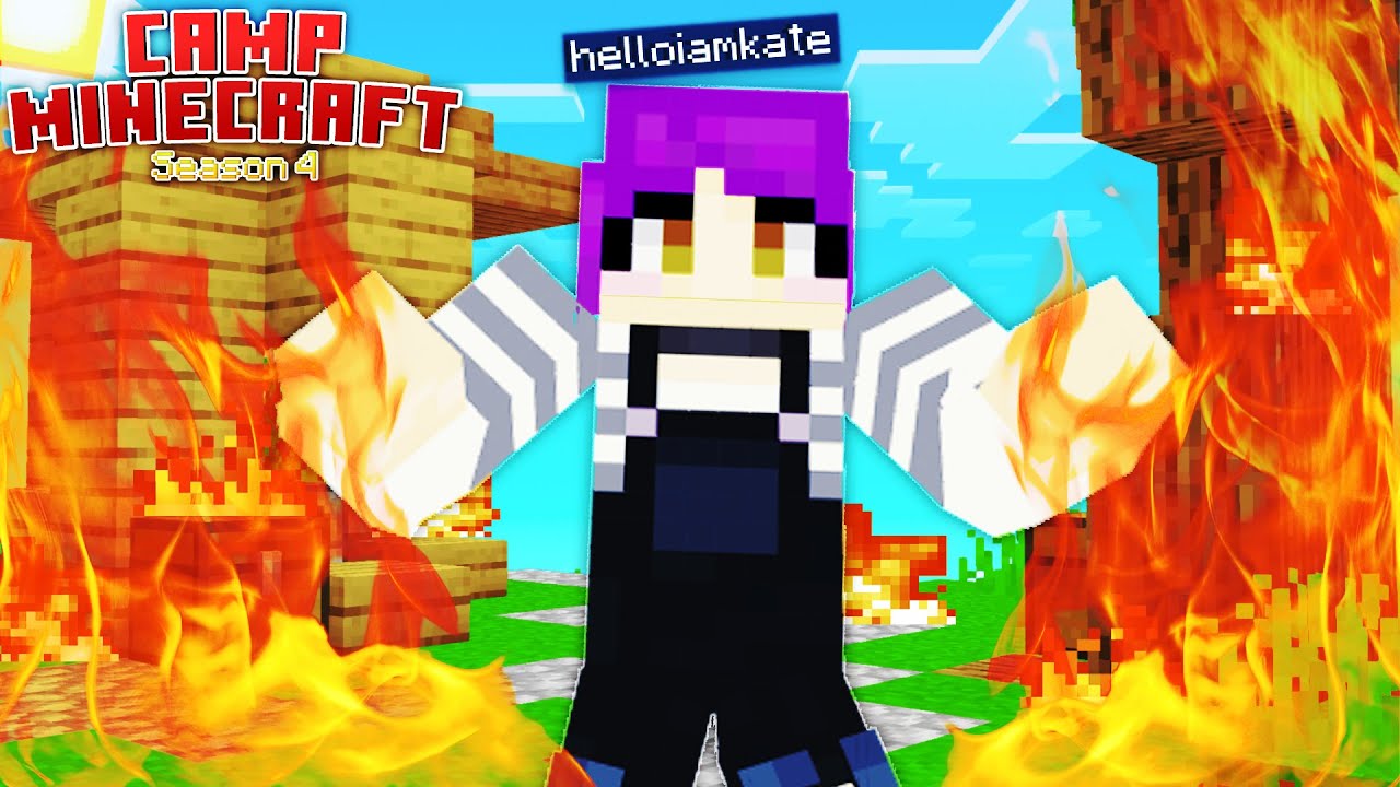 I BURNED DOWN my Pet Store in Camp Minecraft!? [Season 4] - YouTube