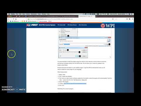 FRC - installing eclipse