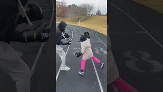 Daughter Vs Dad knockout 😂 #shiyaandchad #funnyshorts #shortvlog #funnyvideo #funny #familychannel